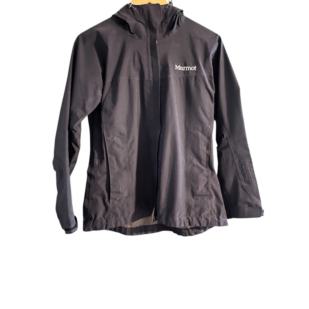 Marmot Black Hooded Lightweight Jacket - Women’s sz S